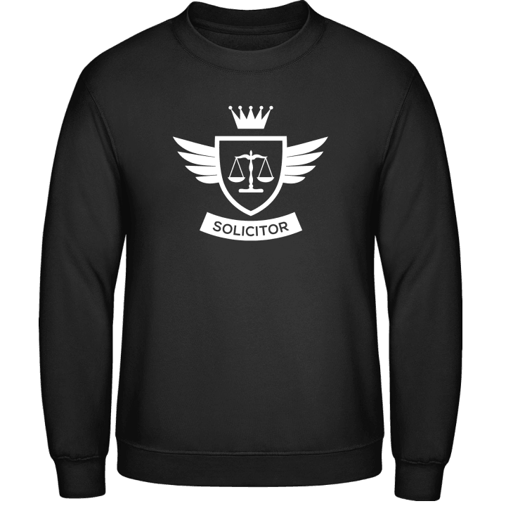 Solicitor Coat Of Arms Winged Tröja contain pic