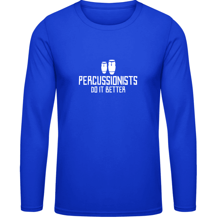 Percussionists Do It Better Shirt met lange mouwen contain pic