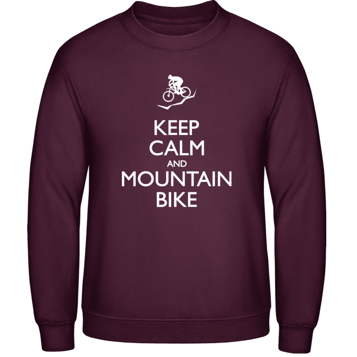 Keep Calm and Mountain Bike Sweatshirt 0 image