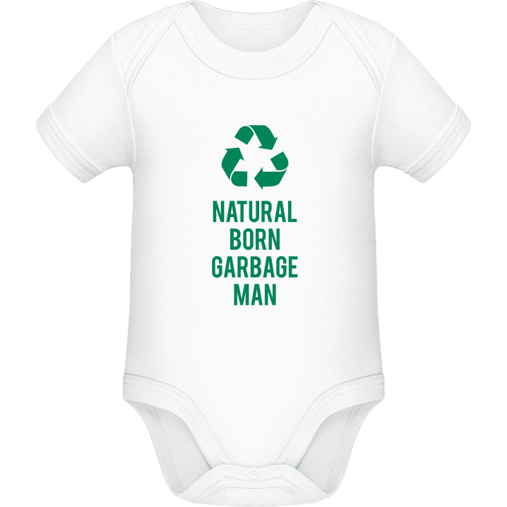 Natural Born Garbage Man Baby Romper contain pic