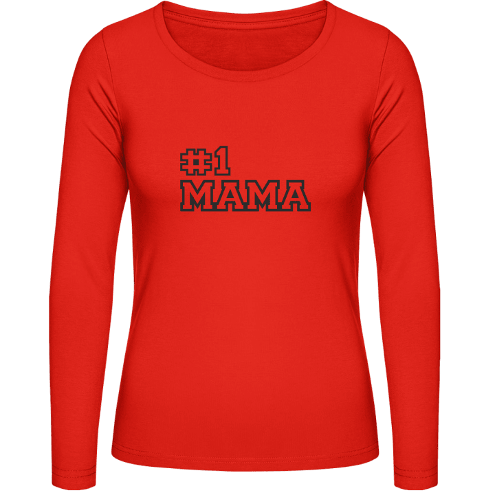 Number One Mama Langermet skjorte for kvinner 0 image