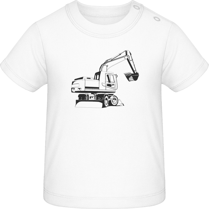 Excavator Detailed Baby T-Shirt contain pic