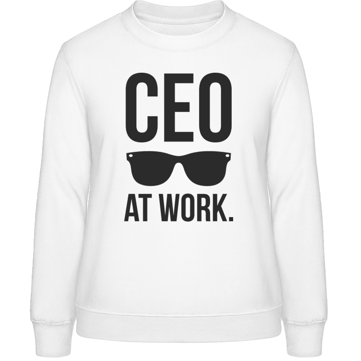 CEO At Work Sweatshirt för kvinnor contain pic