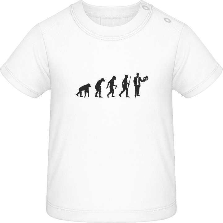 Real Estate Agent Evolution T-shirt för bebisar contain pic
