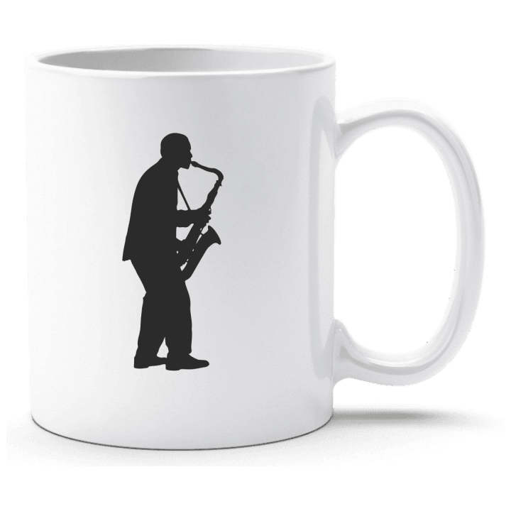 Saxophonist Silhouette Tasse contain pic