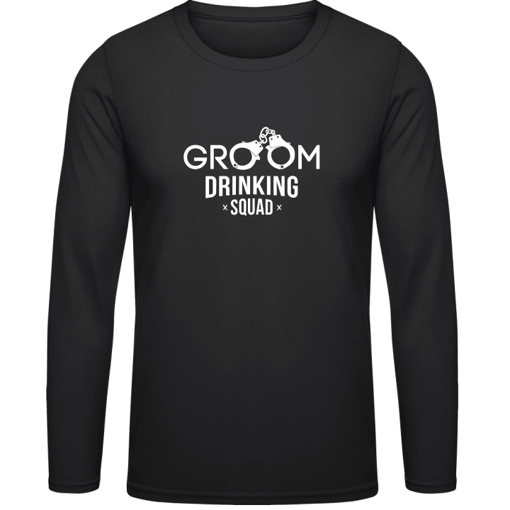 Groom Drinking Squad T-shirt à manches longues 0 image