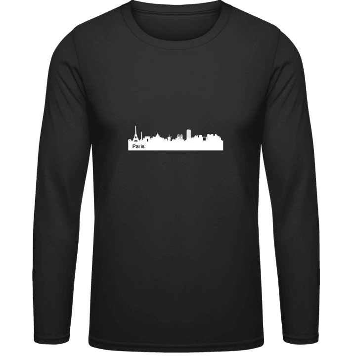 Paris Skyline T-shirt à manches longues contain pic