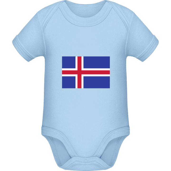 Iceland Flag Baby romper kostym contain pic