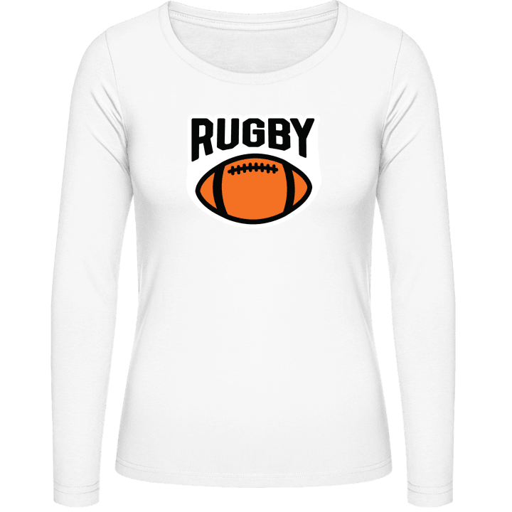 Rugby Frauen Langarmshirt contain pic