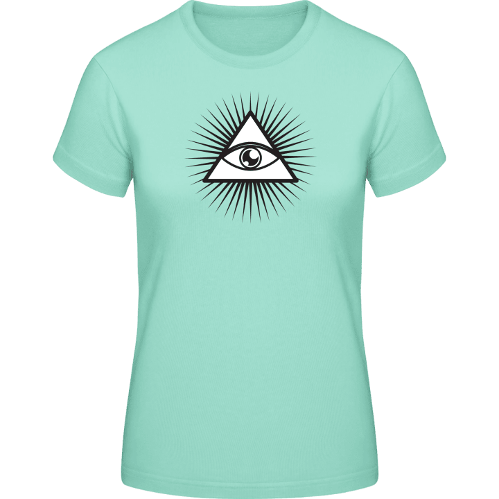 Eye of Providence T-skjorte for kvinner contain pic