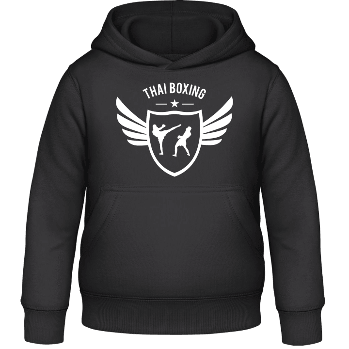 Thai Boxing Winged Kids Hoodie contain pic