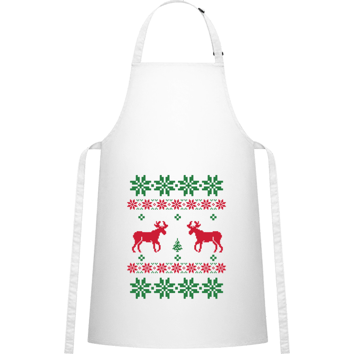 Winter Pattern Deer Tablier de cuisine 0 image