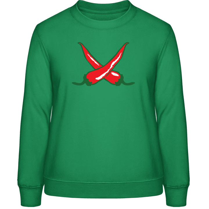 Crossed Chilis Sweatshirt för kvinnor contain pic