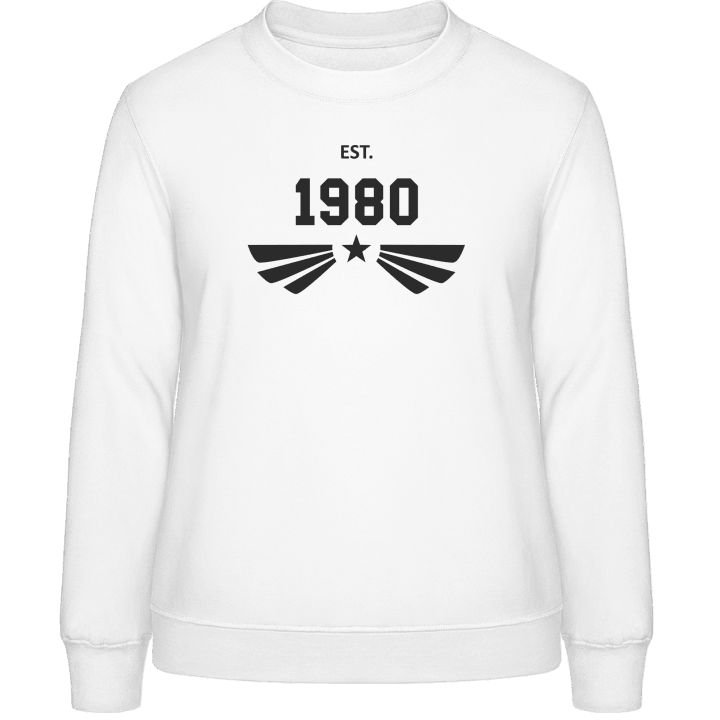 Est. 1980 Star Sweatshirt för kvinnor 0 image