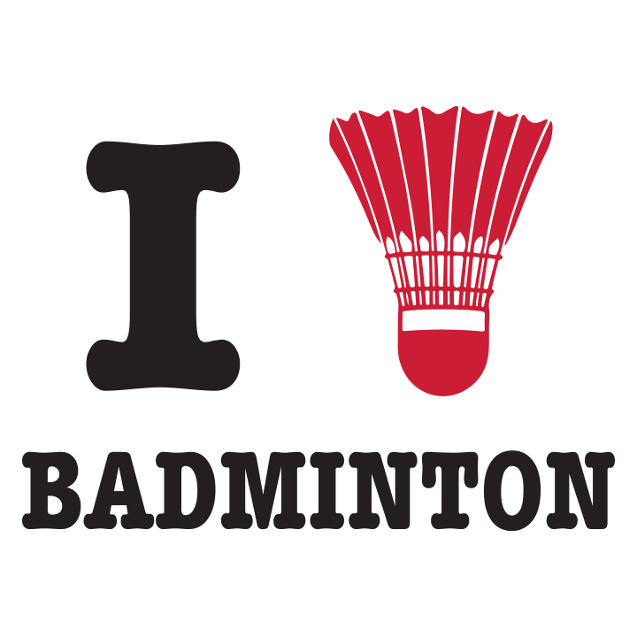 I Love Badminton Barn Hoodie 0 image