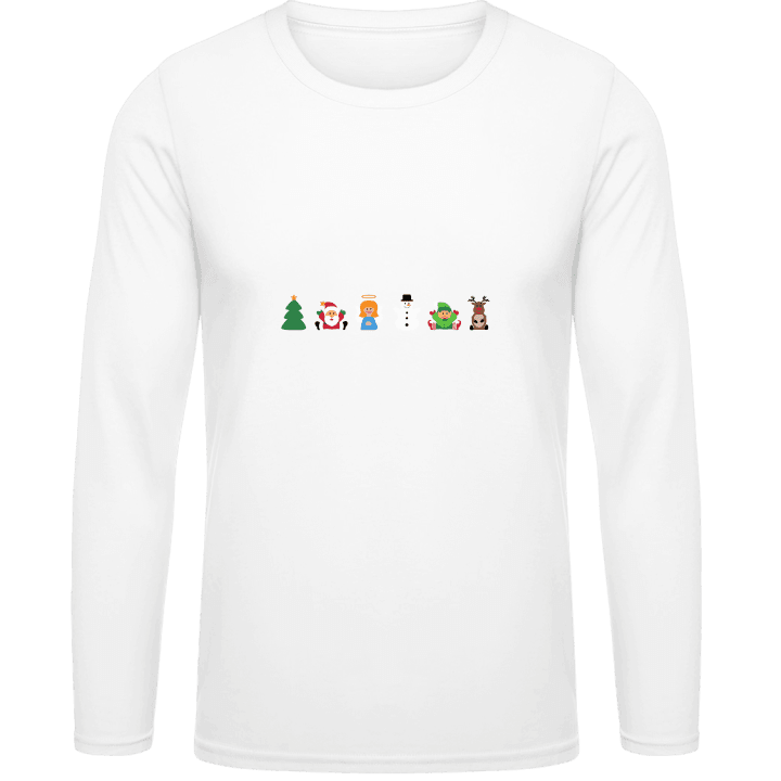 Team Santa Christmas Cast T-shirt à manches longues 0 image