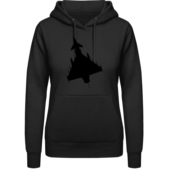 Fighter Jet Silhouette Women Hoodie contain pic