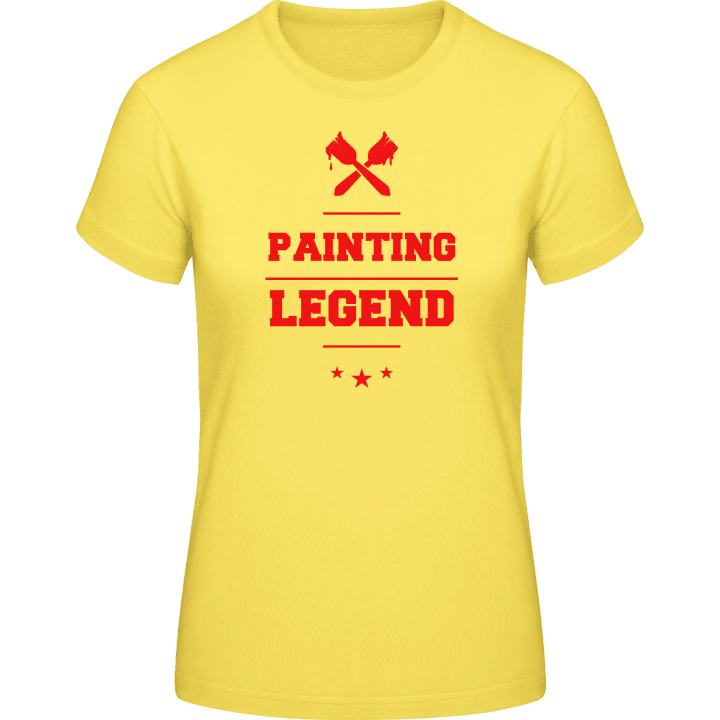 Painting Legend T-shirt för kvinnor contain pic
