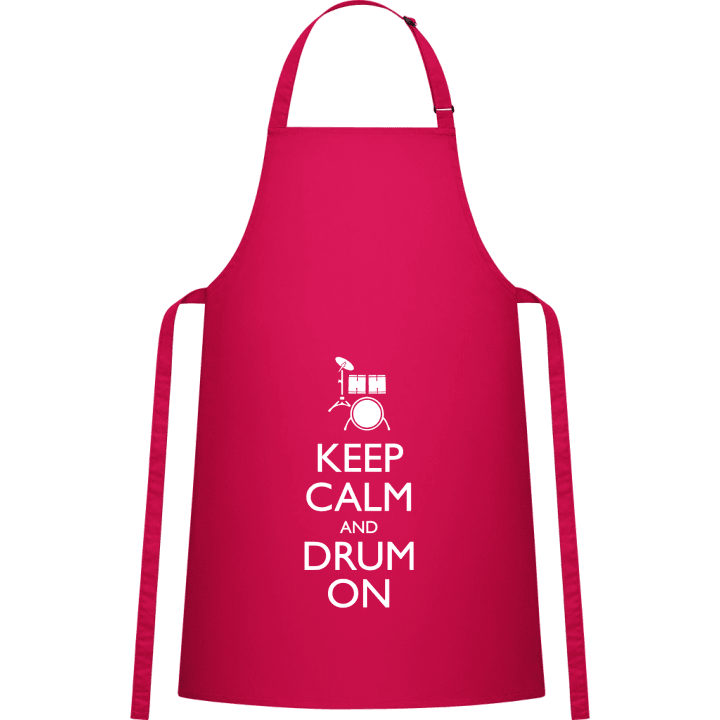 Keep Calm And Drum On Kochschürze contain pic