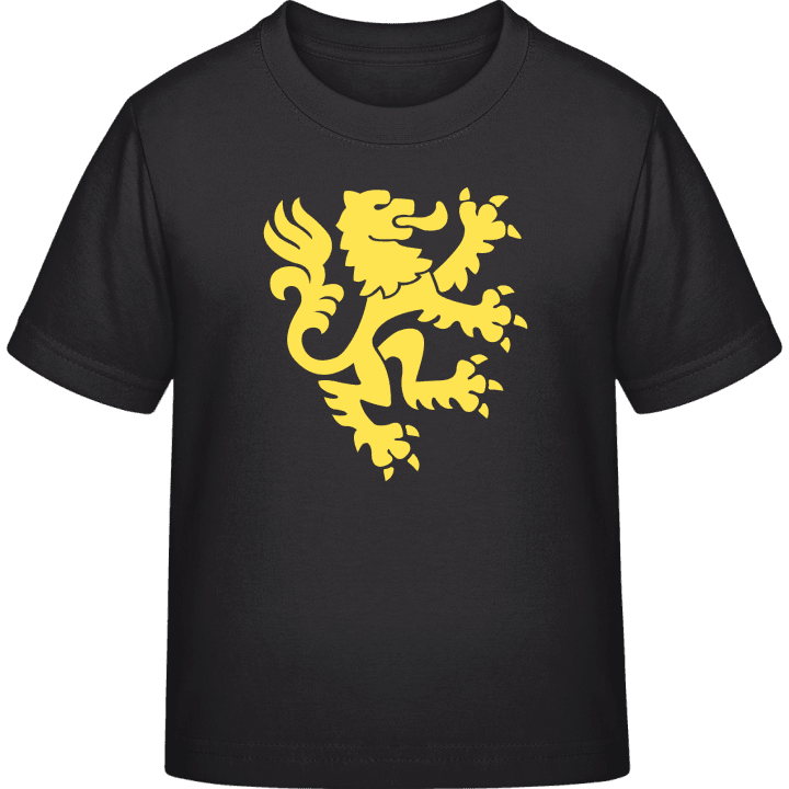 Rampant Lion Coat of Arms T-shirt pour enfants contain pic