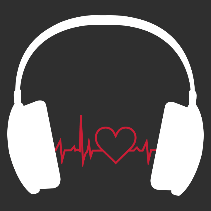 Heartbeat Music Headphones Sudadera con capucha para mujer 0 image