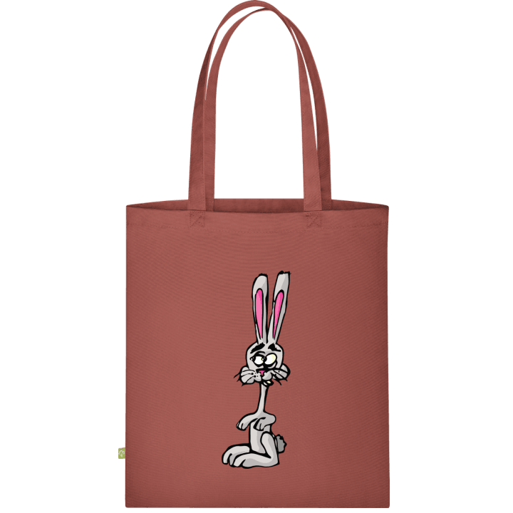Grey Bunny Illustration Cloth Bag 0 image