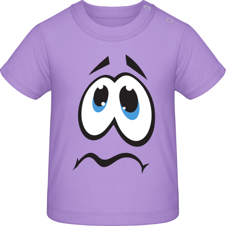 Sad Face T-shirt för bebisar contain pic