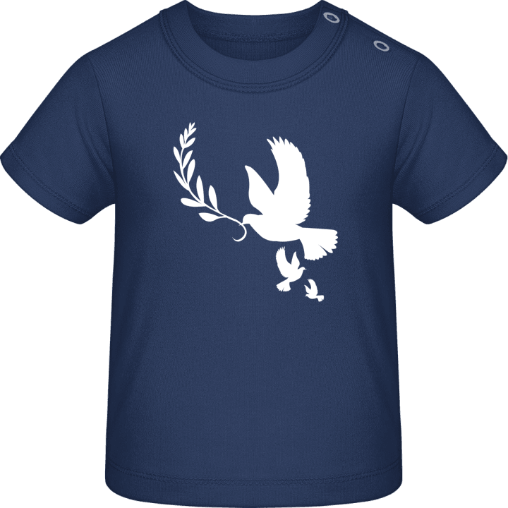 Fredsduva T-shirt för bebisar contain pic