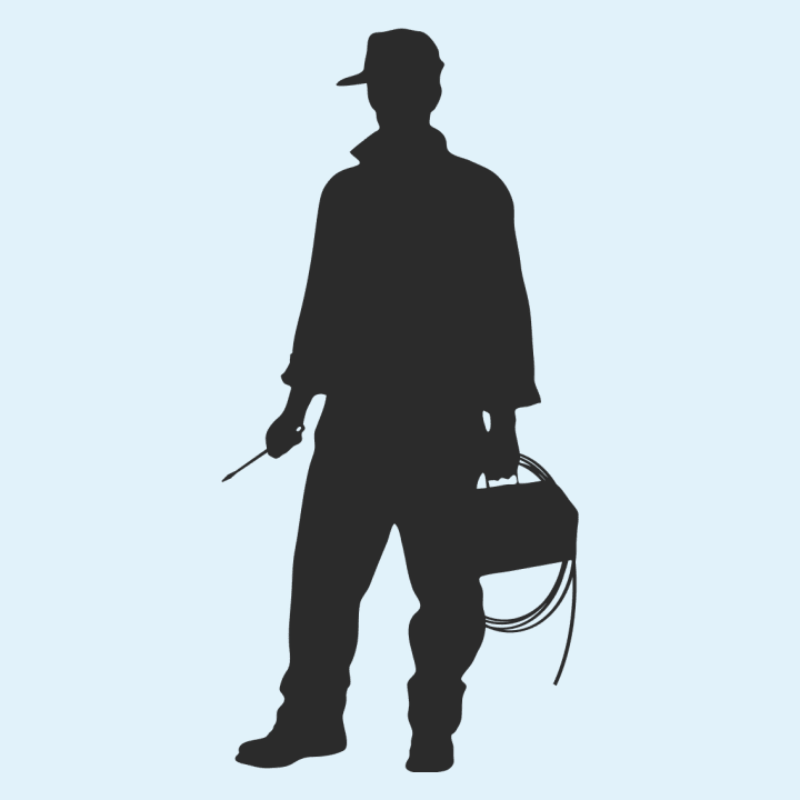 Electrician Silhouette Baby T-skjorte 0 image