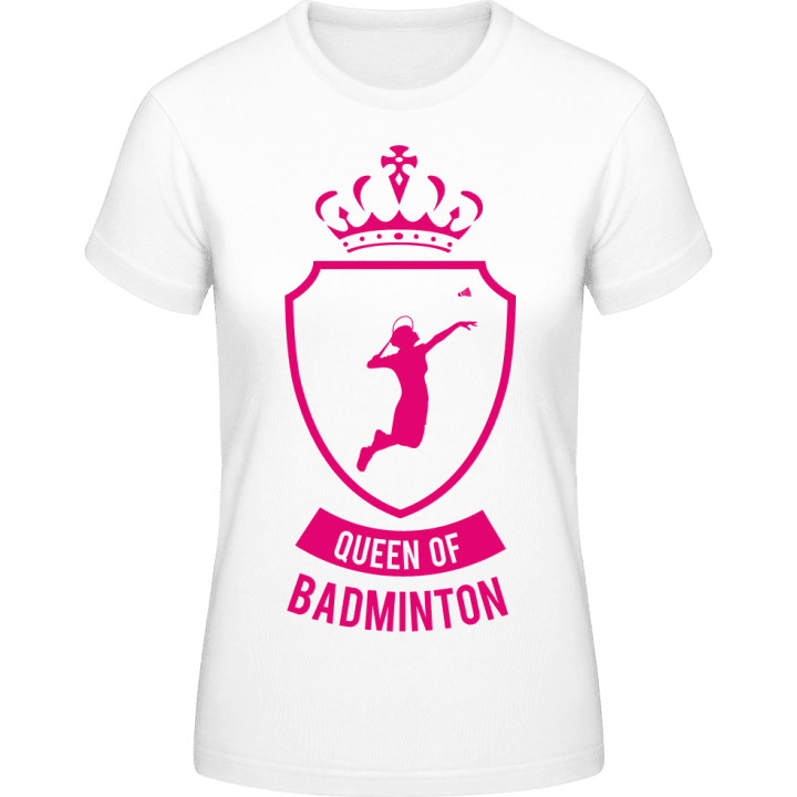 Queen Of Badminton T-shirt för kvinnor 0 image