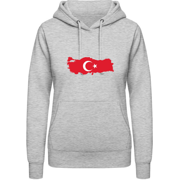 Turkey Map Hoodie för kvinnor contain pic