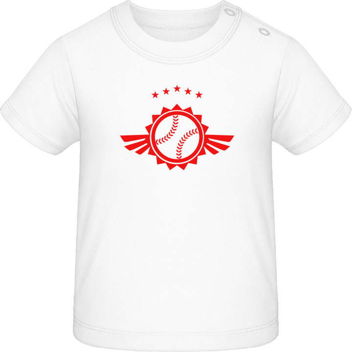Baseball Symbol Winged Baby T-skjorte contain pic