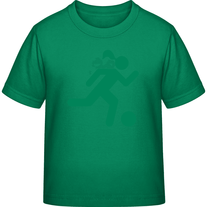 Soccer Player Woman T-shirt för barn contain pic