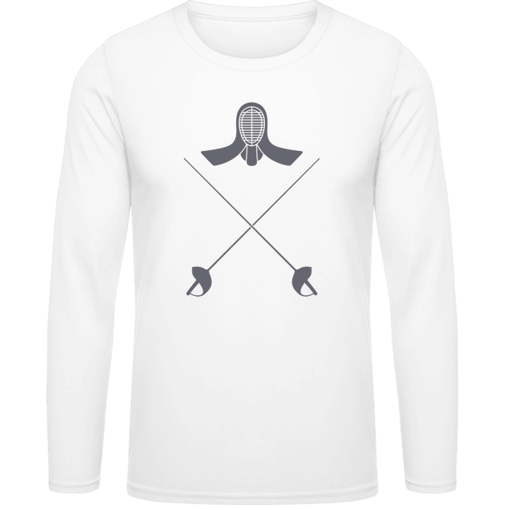 Fencing Swords and Helmet Langarmshirt contain pic