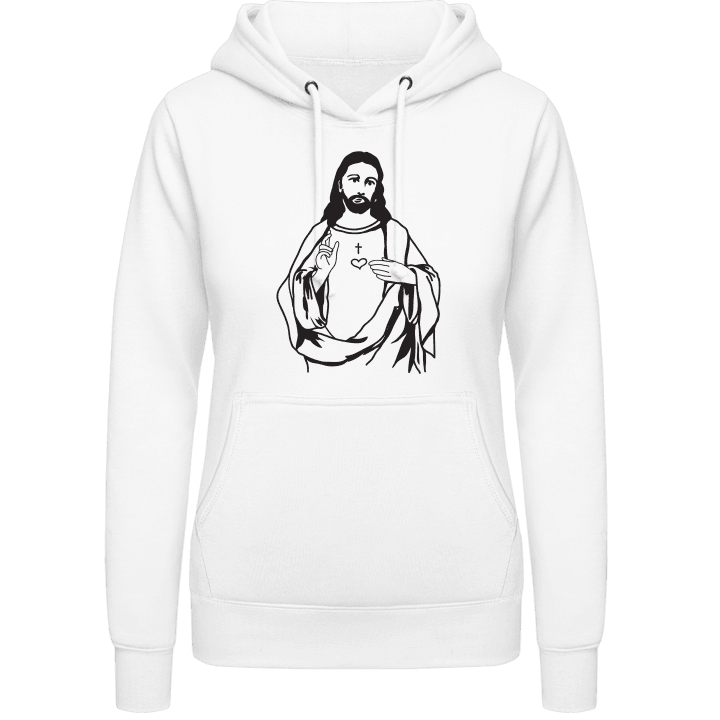 Jesus Icon Hoodie för kvinnor contain pic