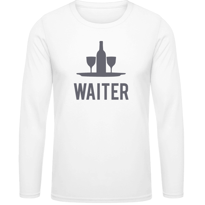 Waiter Logo Langarmshirt contain pic