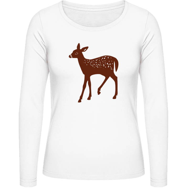 Small Baby Deer Frauen Langarmshirt 0 image