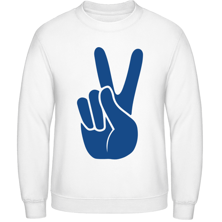 Victory Peace Hand Sign Sweatshirt 0 image