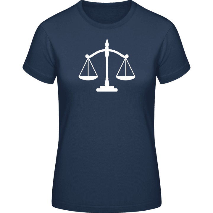 Scales Libra T-shirt för kvinnor contain pic