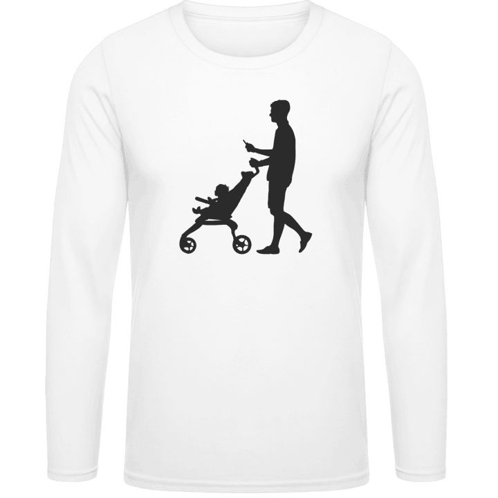 The Walking Dad Silhouette T-shirt à manches longues 0 image