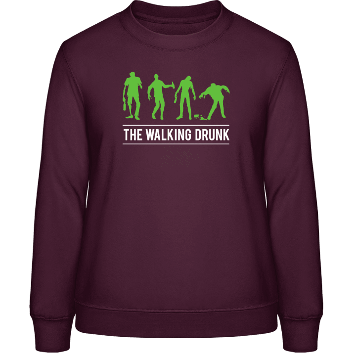 Drunk Zombies Sweatshirt för kvinnor contain pic