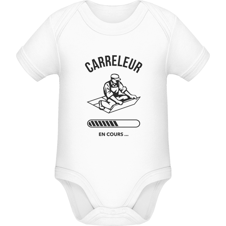 Carreleur en cours Baby Romper contain pic