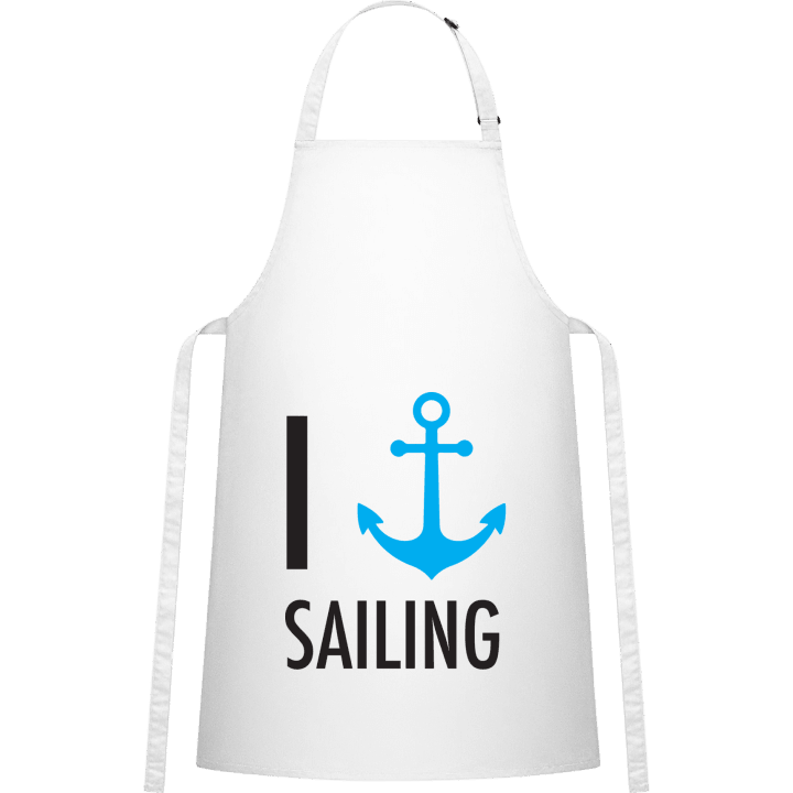 I heart Sailing Kitchen Apron contain pic