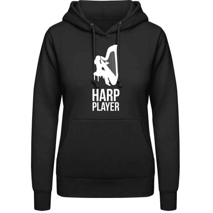 Female Harp Player Vrouwen Hoodie contain pic