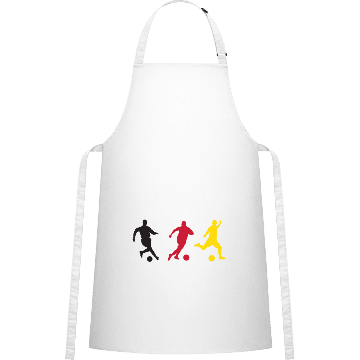 German Soccer Silhouettes Delantal de cocina contain pic