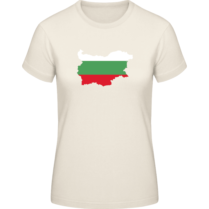 Bulgaria Map T-skjorte for kvinner contain pic