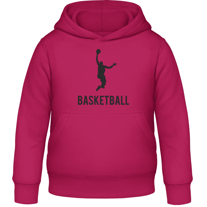 Basketball Dunk Silhouette Sweat à capuche pour enfants contain pic