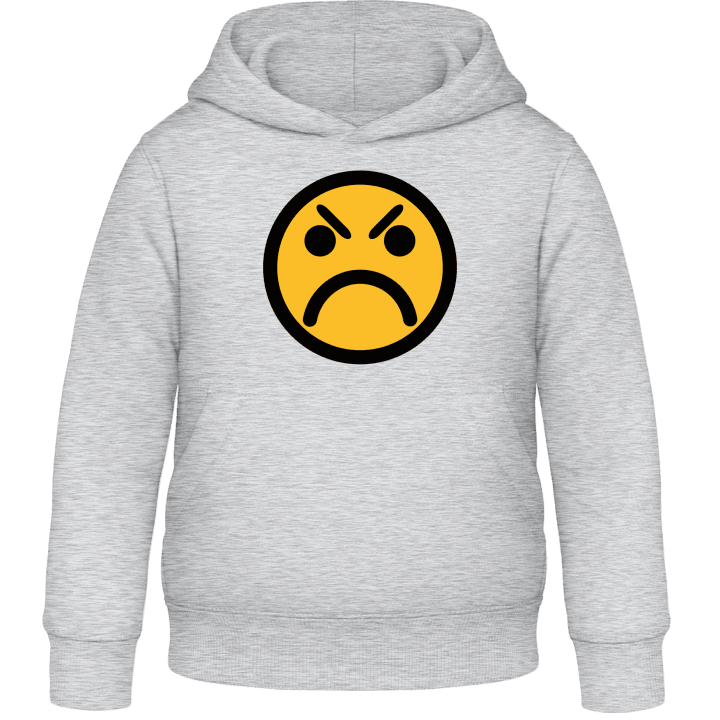 Angry Smiley Emoticon Kids Hoodie 0 image