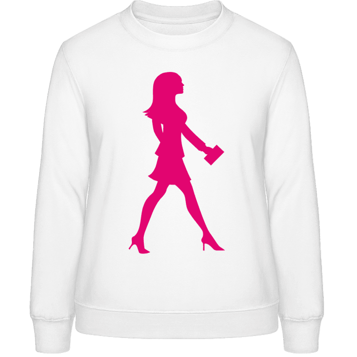Woman Silhouette Frauen Sweatshirt 0 image