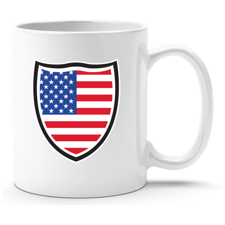 USA Shield Flag Taza contain pic